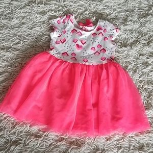 Cat & Jack hot pink tutu dress 18m